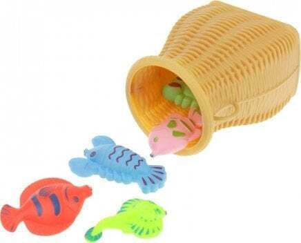 Askato Magnetic Fishing Game Rods Fish Basket + Small Pool