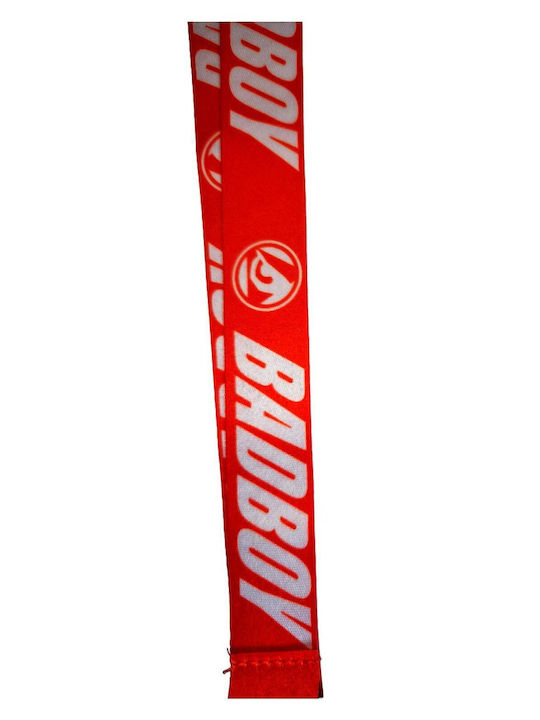 Μπρελόκ Λουράκι Λαιμού Bad Boy Logo Safebreak 50 Cm Κόκκινο