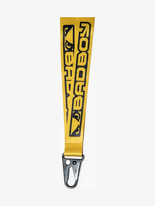 Μπρελόκ Λουράκια Λαιμού Badboy Logo Trn Lanyard Yellow Black Μπρελόκ Λουράκια Λαιμού Badboy Logo Trn Lanyard Yellow Black