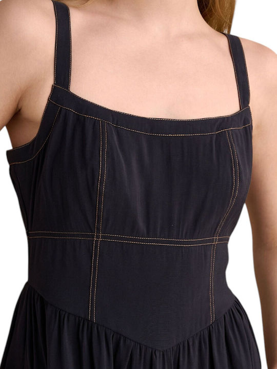 Καλοκαιρινό Midi Φόρεμα Almost Black
