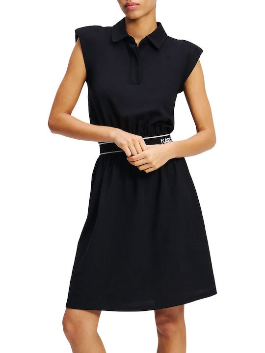 Sommer Damenkleid Schwarz
