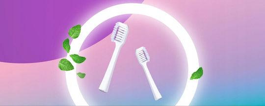 GUM Electric Toothbrush Replacement Heads 2pcs