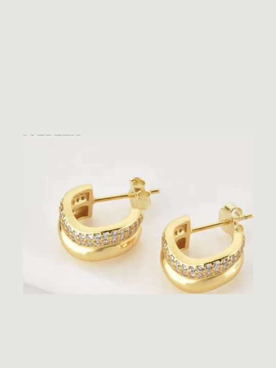 Gold Plated Silver Earrings