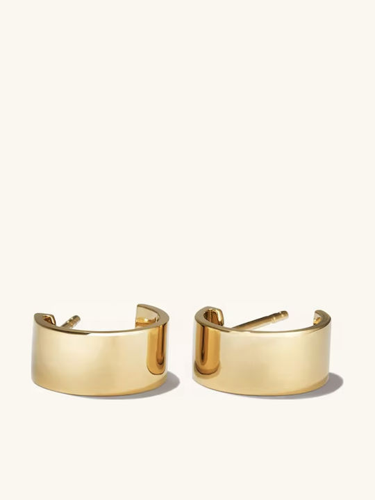 Earrings Hoops Gold Plated