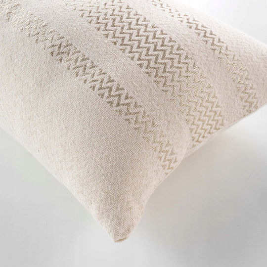 Douceur d'Intérieur Doreline Decorative Pillow Case in 100% Cotton Gray 40x40cm