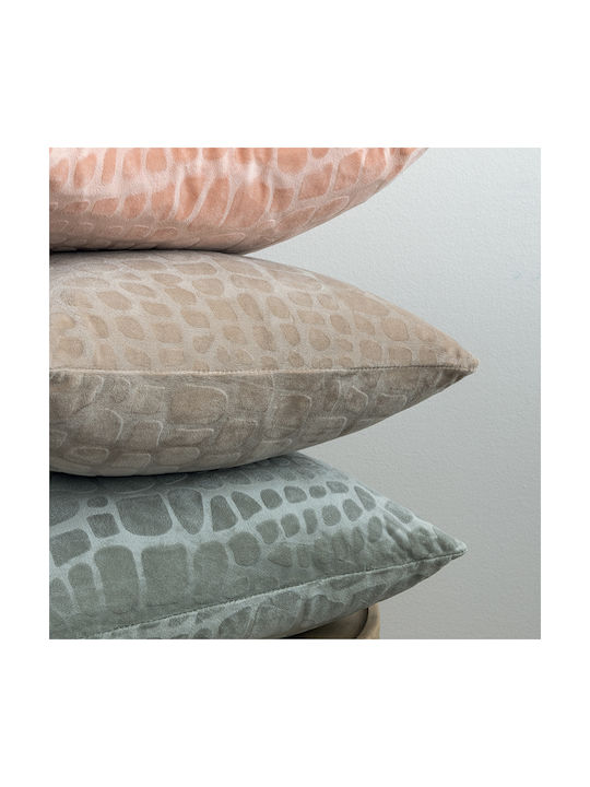 Palamaiki Decorative Pillow Case Flo in Velvet Gray 45x45cm