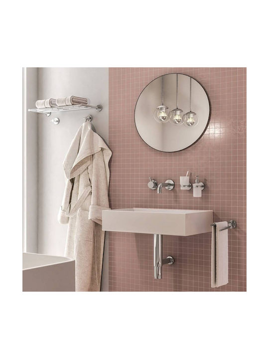 Gedy Inox Cup Holder Wall Mounted Silver