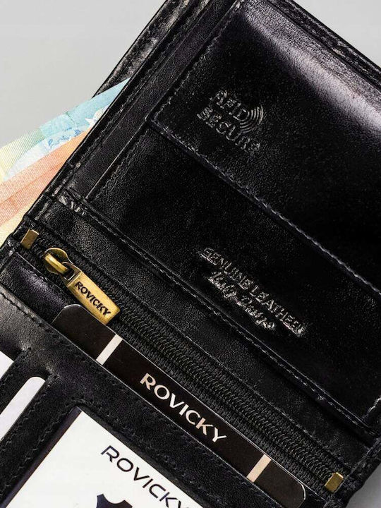 Men's Wallet with RFID Black