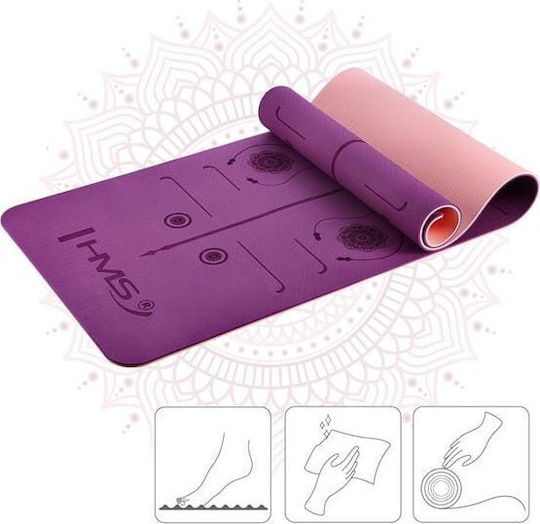Στρώμα Γυμναστικής Pilates Μωβ