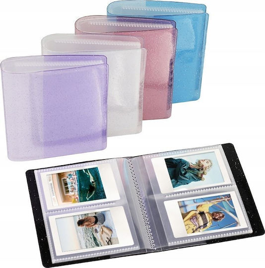 Loveinstant Photo Album Instax 7 8 9 11 64 Photos Pink Glitter