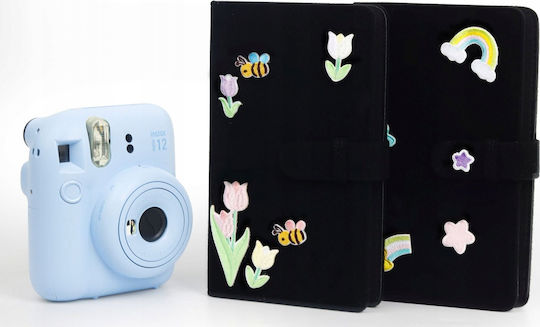 Loveinstant Album Na Zdjęcia 96 Szt Do Fujifilm Instax Mini Xiaomi Canon Hp Kodak Czarny Tęcza