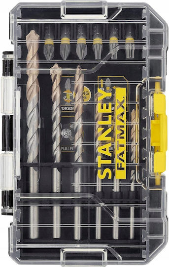 Stanley Set 19 Impact Bits 1/4" + Masonry Drill Bits Sta88552-xj