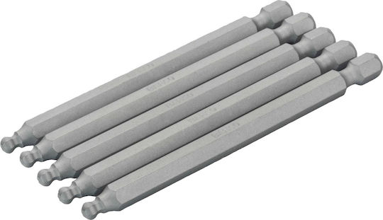 Bahco Schraubendreher-Bits 1/4" Allen 6x89 Mm Stücke