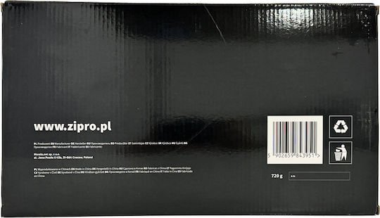 Zipro Σετ Foam Rollers Μαύρο 15cm