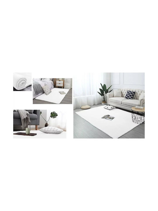 Strado Rug Rectangular White