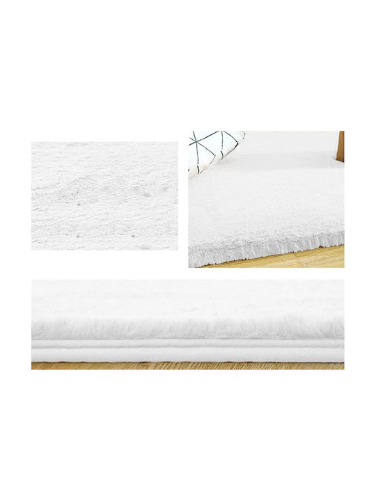 Strado Rug Rectangular White