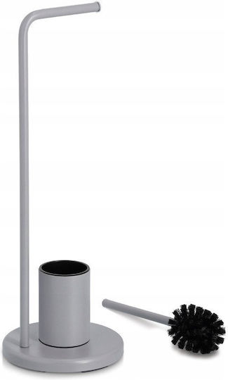 Zeller Metallisch Badezimmer Toilettenbürste Gray