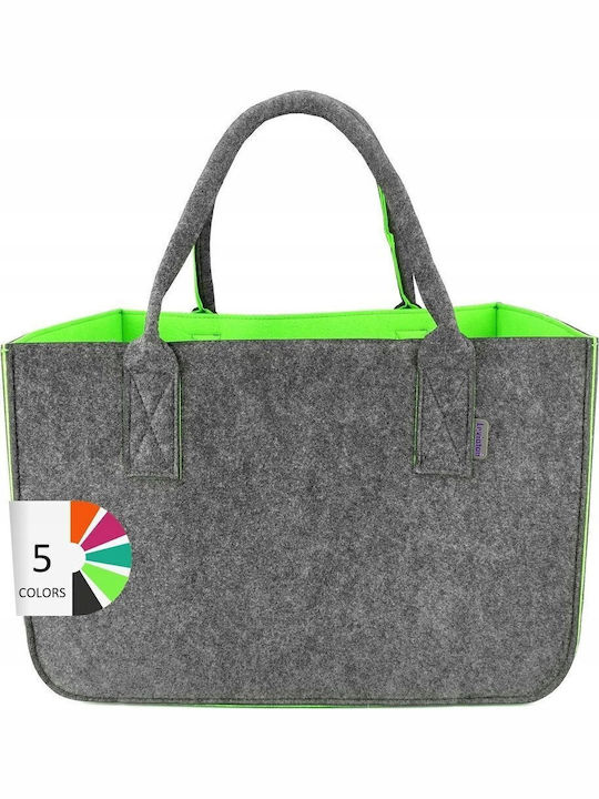 Mona Einkaufstasche Aus Canvas Grüne Leviatan