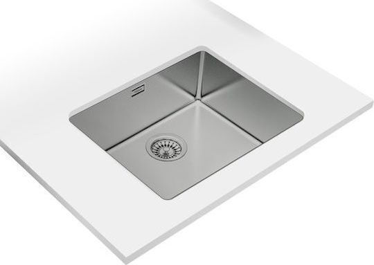 Teka Be Linea RS15 50.40 115000005 Undermount Sink Inox Satin W54xD44cm Silver