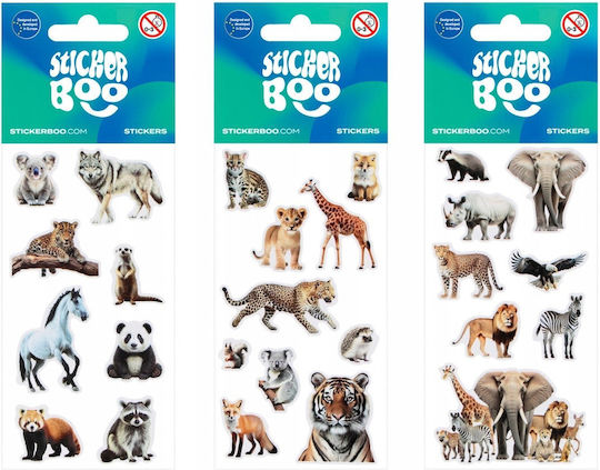 Wild Animal Stickers 66x126 S-boo Pbh120/1800