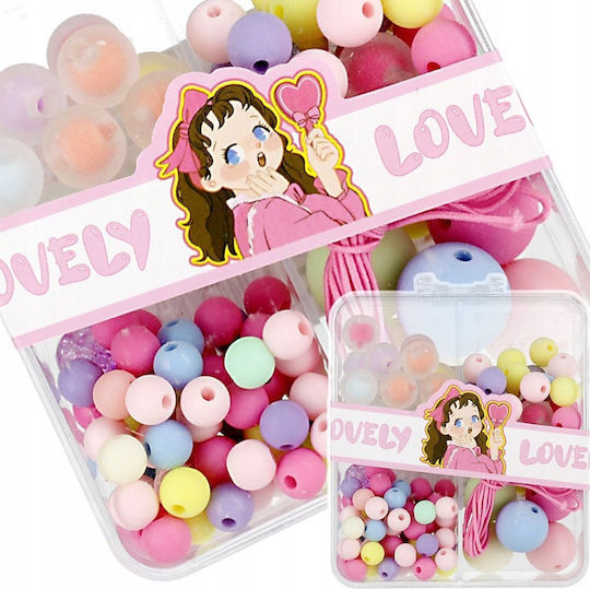 Pastel Bead Stringing Coral 7x8x3 Mix Mc