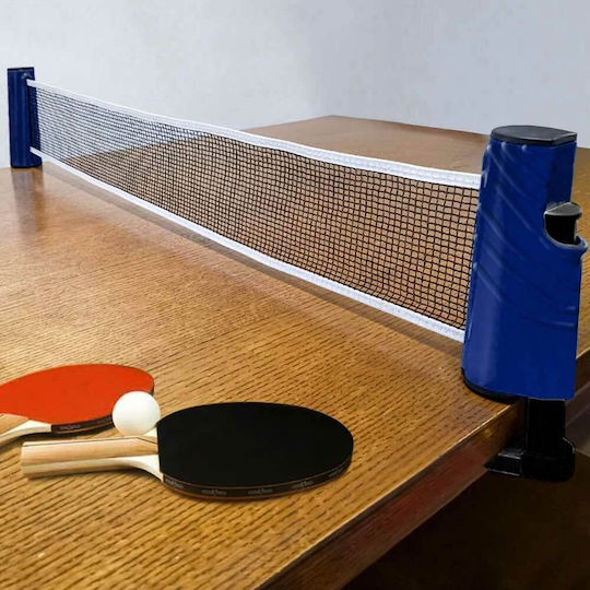 Slazenger Net for Ping Pong in Blue color 18595 Ping Pong Portable Set with Maximum Length 165cm, 22x19.5x3cm