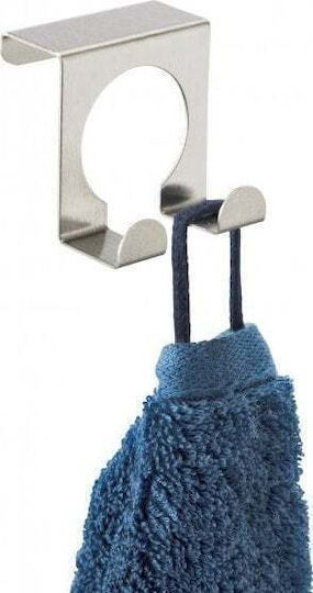 Russell Hobbs Wenko Double Wall-Mounted Bathroom Hook ​5x5cm Inox Gray