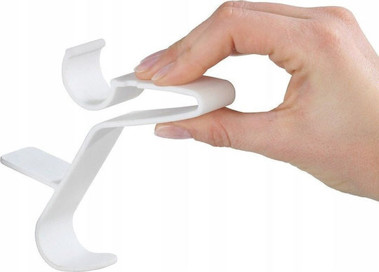 NEO Triple Wall-Mounted Bathroom Rail 2.5x13cm White NEO Triple Wall-Mounted Bathroom Rail 2.5x13cm White