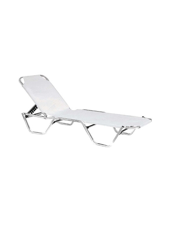 Woodwell Sunbed Cover Creta White 199x62 cm