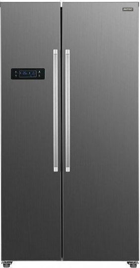MPM Ψυγείο Ντουλάπα 532lt Total NoFrost Υ177xΠ90xΒ66εκ. Inox MPM-563-SBS-14/N