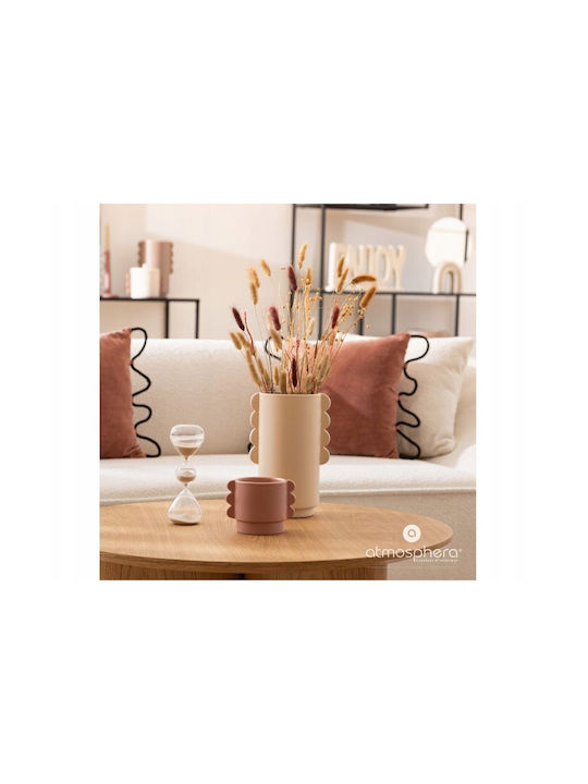 Atmosphera Decorative Vase Wavy Bliss 13x13cm