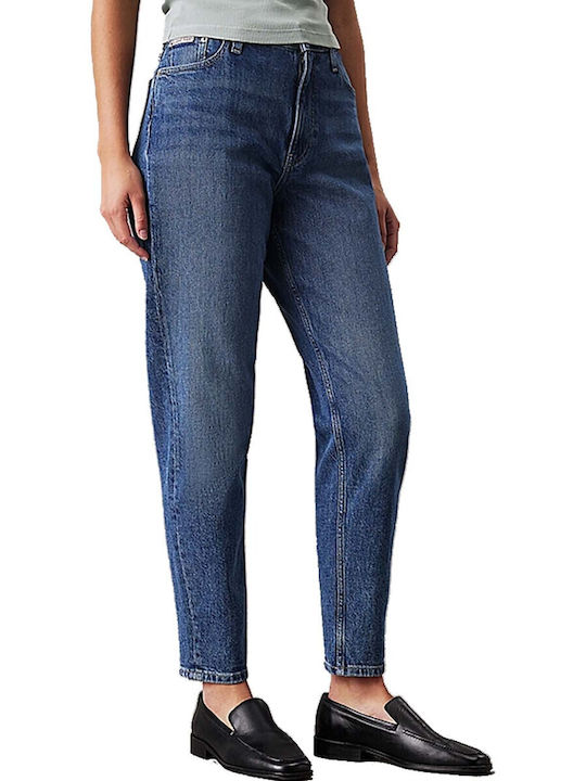 Calvin Klein J20j224514 1bj Сини Mom Дънки