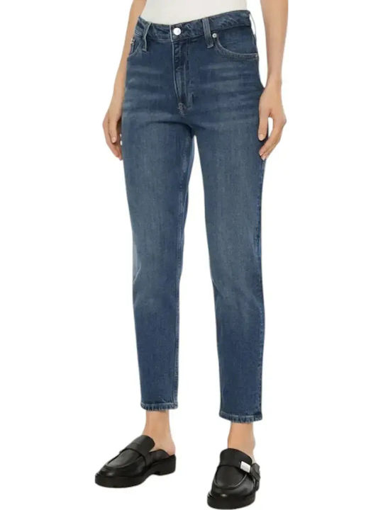 Calvin Klein J20j224514 1bj Сини Mom Дънки