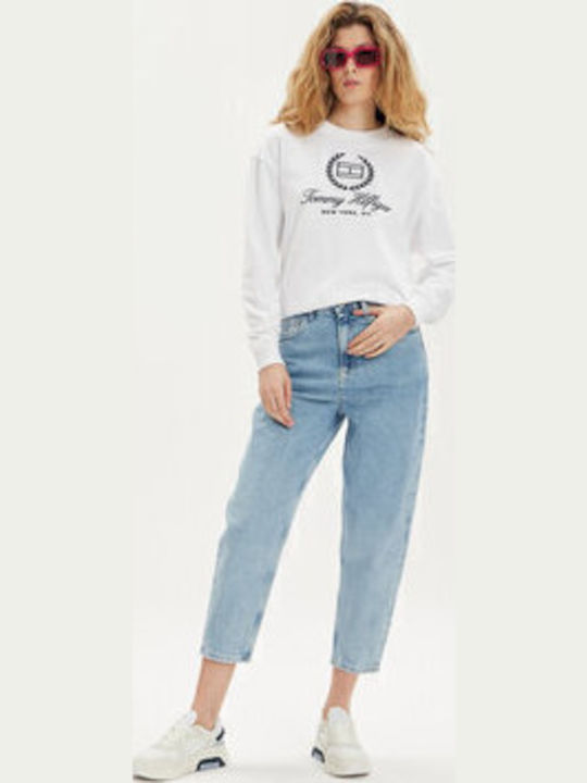 Tommy Jeans Jeans Dw0dw17621 Blue Mom Fit Jeans Tommy Jeans