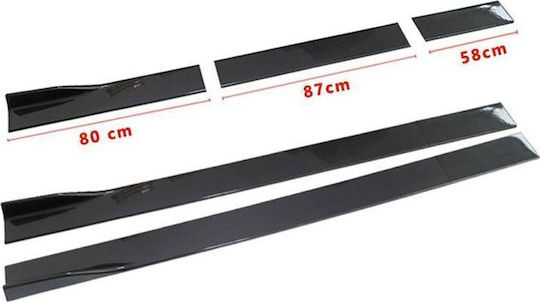 Mtuning_f Universal Side Skirt Spoilers 6 Pieces Cut