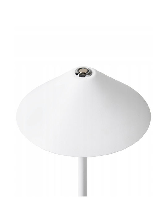 Beliani Dekorative Lampe Weiß