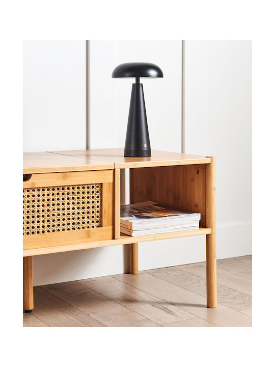 Beliani Dekorative Lampe Schwarz