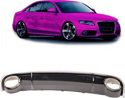 Mtuning Πίσω Διαχύτης Εξατμίσεις Audi A4 B8 Πριν Facelift 2008-2011