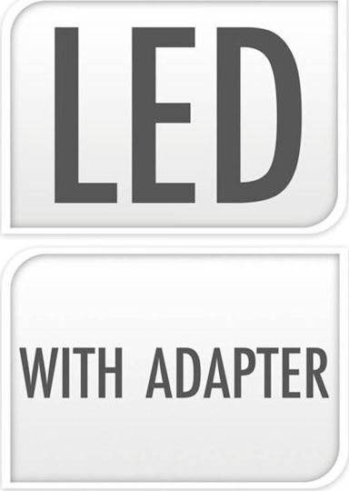 H&S Collection Διακοσμητικό Φωτιστικό LED Τζάκι 57x25x10εκ.