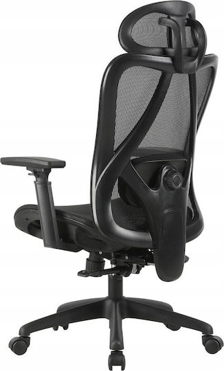 Office Products Kalamos Office Chair with Adjustable Arms Black