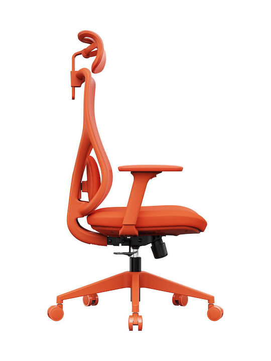 Office Chair with Adjustable Arms Orange SENSE7