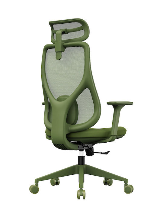 Office Chair with Adjustable Arms Green SENSE7