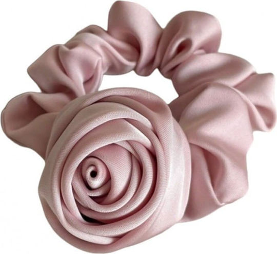 Ecarla Rosa Samt Haargummi Auf Etikett Gum163r