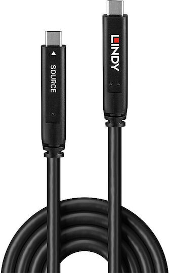 Cable Lindy Usb 3.2 Gen.2 Dp 1.4 Hybrid 10m