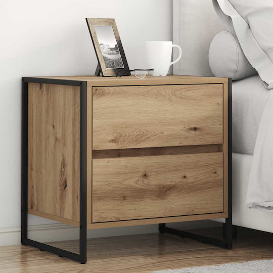 Wooden Brown 2 Pieces 50x39.5x50cm Wooden Brown 2 Pieces 50x39.5x50cm