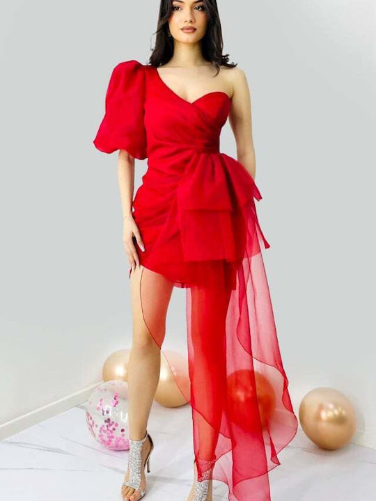 Kleid Abend Rot