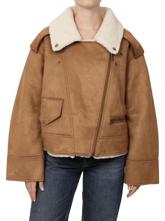 Women's Lifestyle Jacket for Winter Chestnut