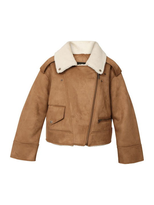 Women's Lifestyle Jacket for Winter Chestnut