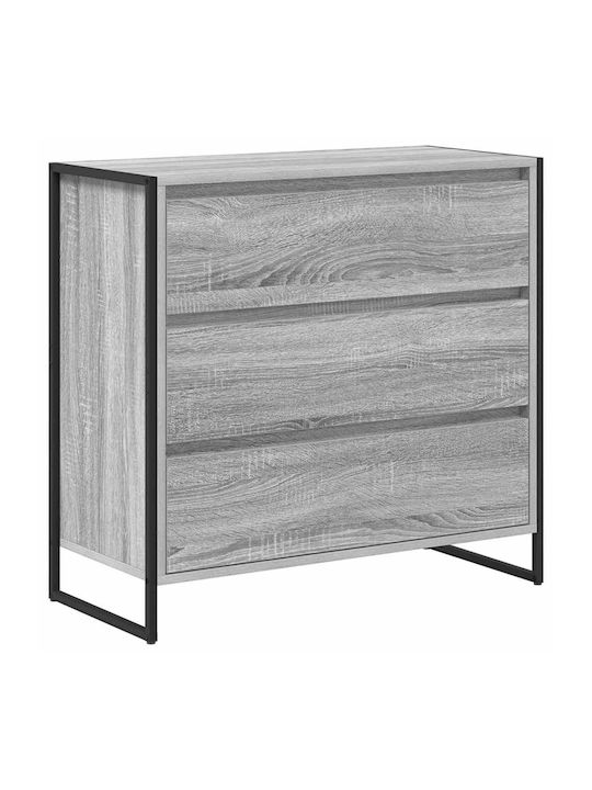 Comoda pentru Dormitor Gray Sonoma 79x36x75.5buc