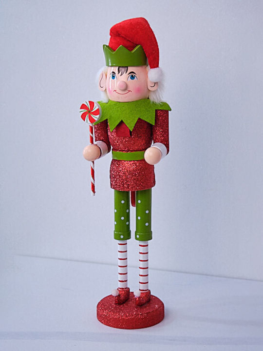 Christmas Decoration Santa's Elf Candy Cane 38cm